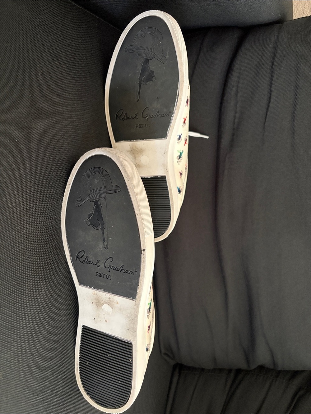 Mens Robert Graham leather sneakers - Picture 4 of 4